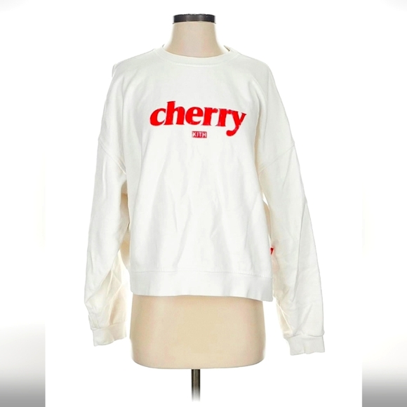 Kith x Cherry Coke Collab Sweatshirt White Small - Picture 1 of 6